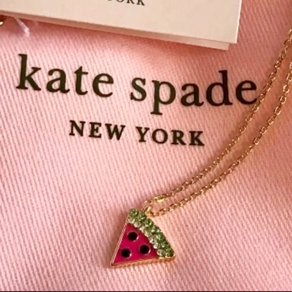 Kate Spade "Picnic Perfect" Watermelon Necklace 🍉